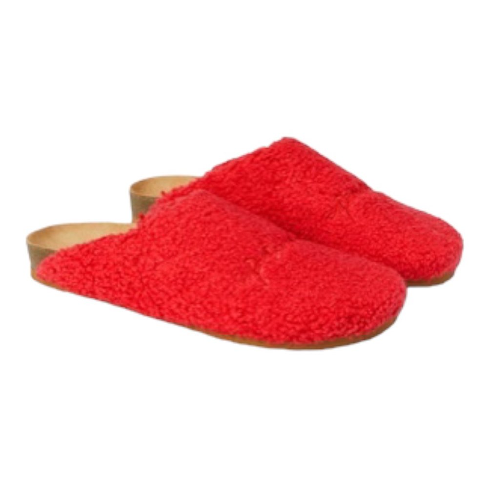 PINK COZY-PLUSH CLOGS SLIPPERS SMALL (6/7) Style: 26561944 RED - Picture 3 of 5